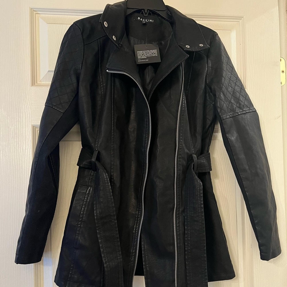 Baccini black jacket. Size small. New with tags